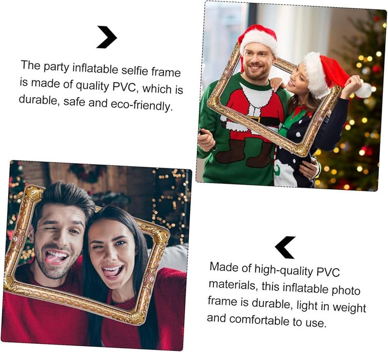 Inflatable Selfie Frame Photo Prop For Christmas Birthday Party Family Gathering - Image 4